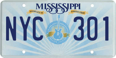 MS license plate NYC301