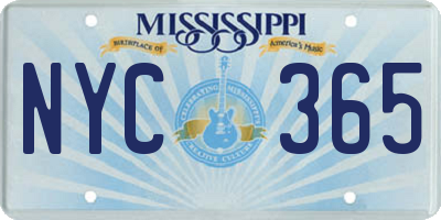 MS license plate NYC365