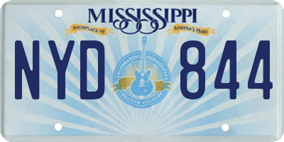MS license plate NYD844