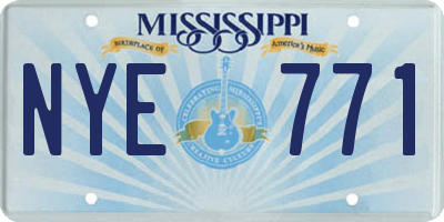 MS license plate NYE771
