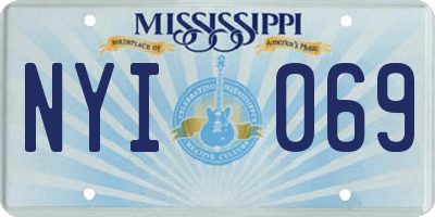 MS license plate NYI069