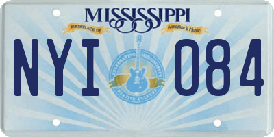 MS license plate NYI084