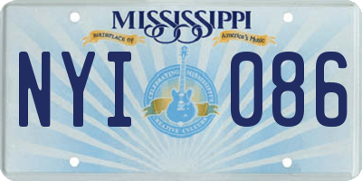 MS license plate NYI086