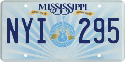 MS license plate NYI295