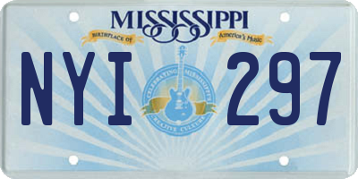MS license plate NYI297