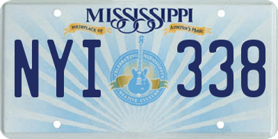 MS license plate NYI338