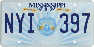MS license plate NYI397