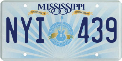 MS license plate NYI439