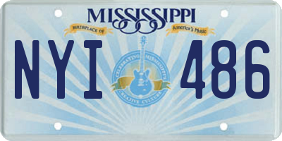 MS license plate NYI486
