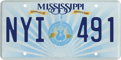 MS license plate NYI491