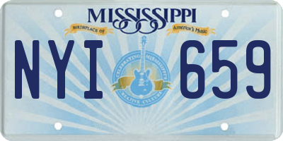 MS license plate NYI659