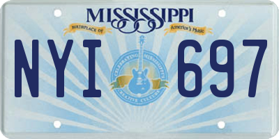 MS license plate NYI697