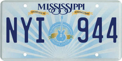 MS license plate NYI944