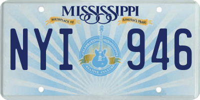 MS license plate NYI946