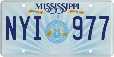MS license plate NYI977
