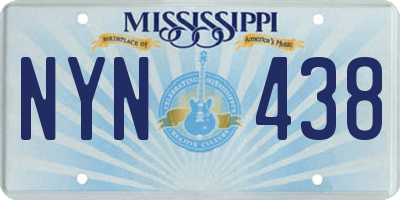 MS license plate NYN438