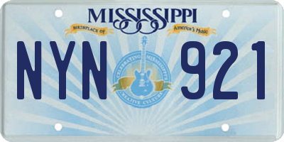 MS license plate NYN921