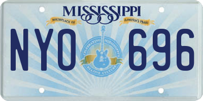 MS license plate NYO696