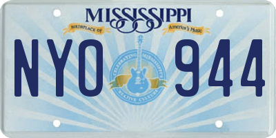 MS license plate NYO944