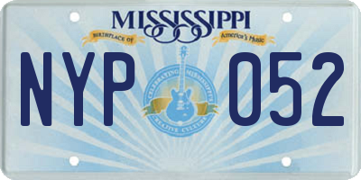 MS license plate NYP052