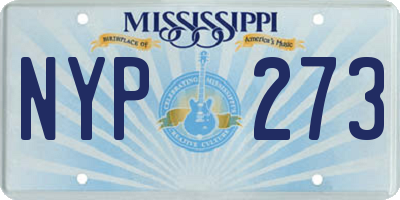 MS license plate NYP273