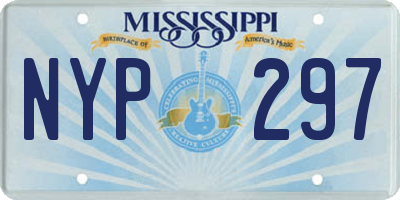 MS license plate NYP297