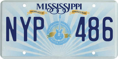 MS license plate NYP486