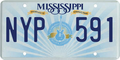MS license plate NYP591