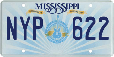 MS license plate NYP622