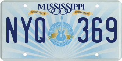 MS license plate NYQ369