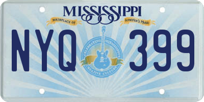 MS license plate NYQ399