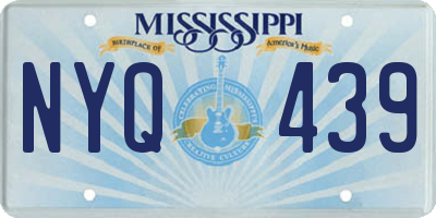 MS license plate NYQ439