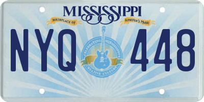 MS license plate NYQ448