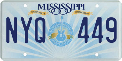 MS license plate NYQ449