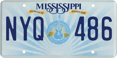 MS license plate NYQ486