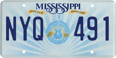 MS license plate NYQ491