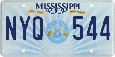 MS license plate NYQ544