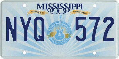 MS license plate NYQ572