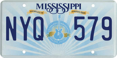 MS license plate NYQ579