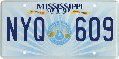 MS license plate NYQ609