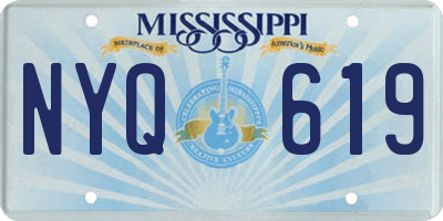 MS license plate NYQ619