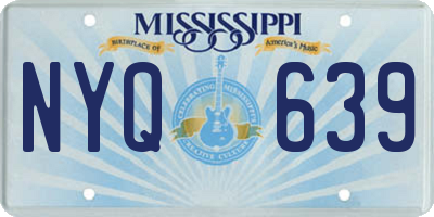 MS license plate NYQ639