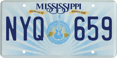 MS license plate NYQ659