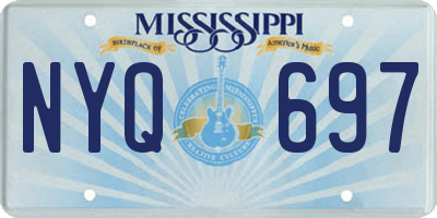 MS license plate NYQ697