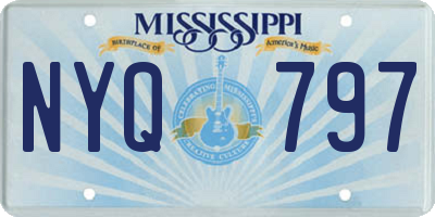 MS license plate NYQ797