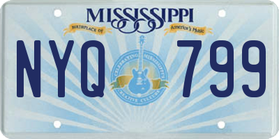 MS license plate NYQ799
