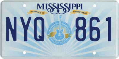 MS license plate NYQ861