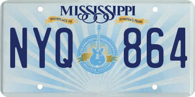MS license plate NYQ864