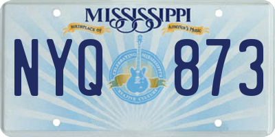MS license plate NYQ873