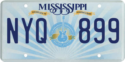 MS license plate NYQ899